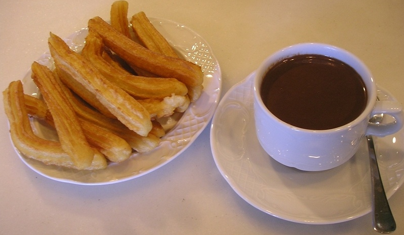 Amigos del chocolate: churros