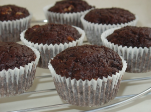 Muffins de chocolate